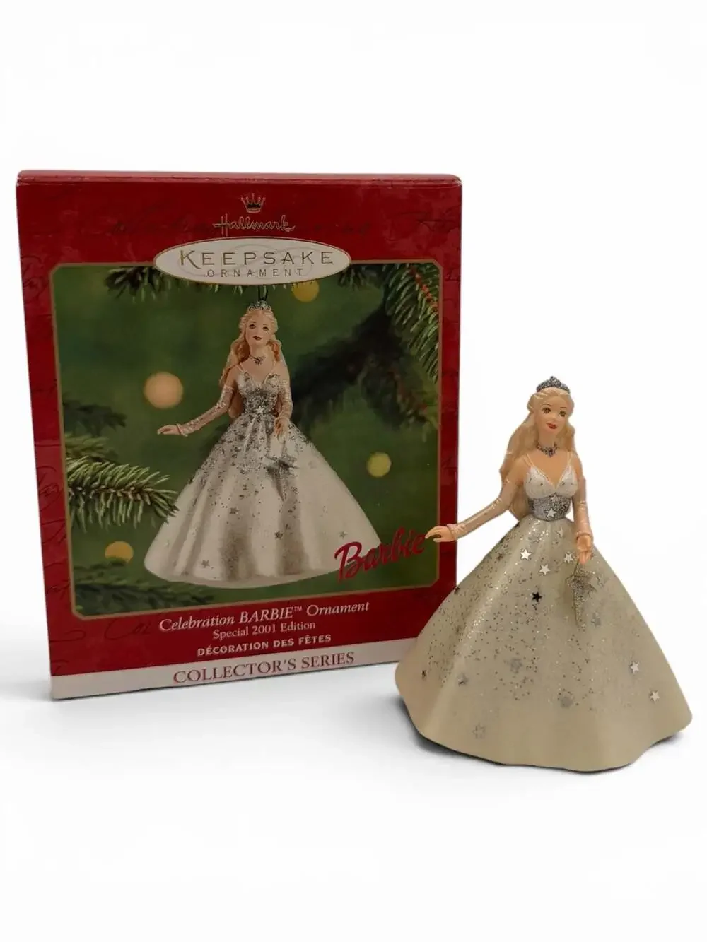2001 Hallmark Keepsake Celebration Barbie Special Edition Ornament